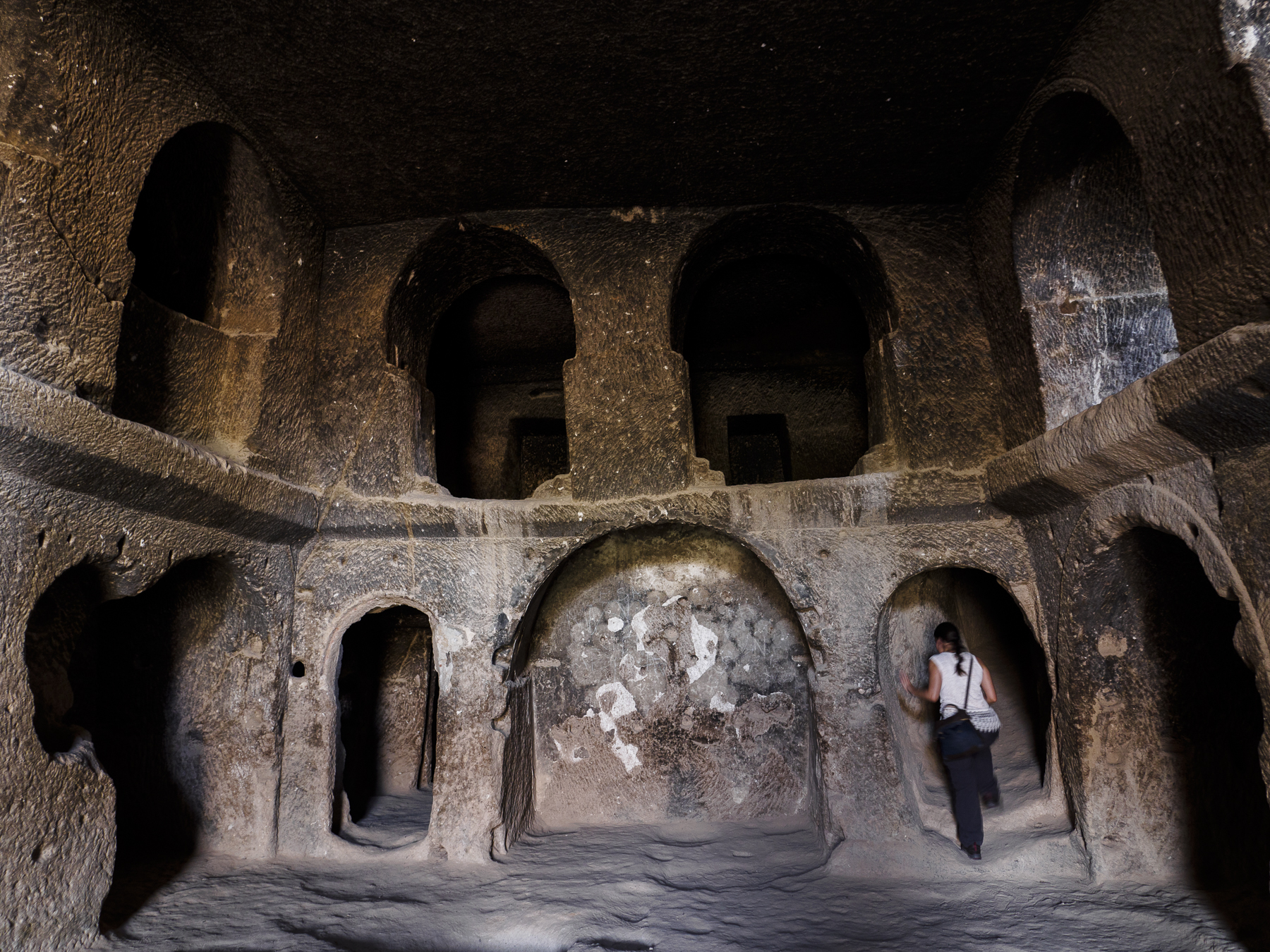 Monasterio excavado en la roca, Capadoccia.